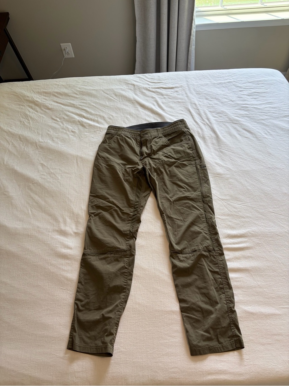Kuhl Men's Olive Green Free Radikl Tapered Pants - Outdoor Utility Style